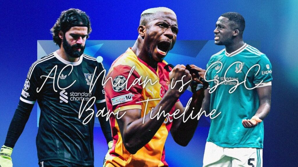 ac milan vs ssc bari timeline